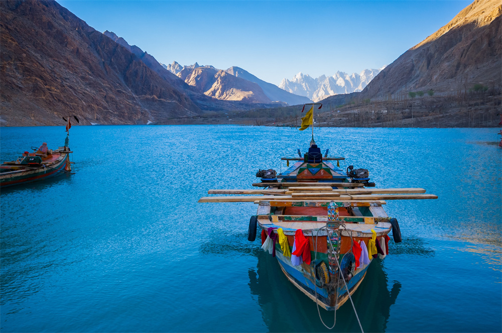 阿塔巴德湖, 罕萨山谷, 吉尔吉特-巴尔蒂斯坦(Attabad Lake,Hunza Valley, Gilgit-Baltistan)